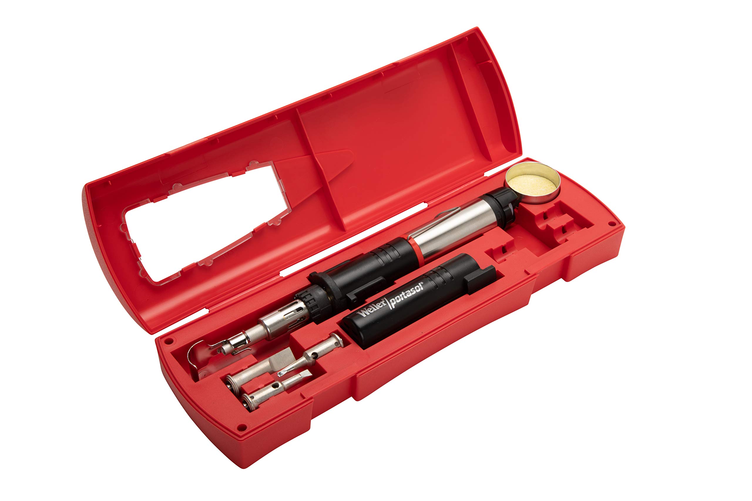 Weller Super-Pro Self Igniting Cordless Butane Soldering Iron Kit | PSI100K 6-piece kit