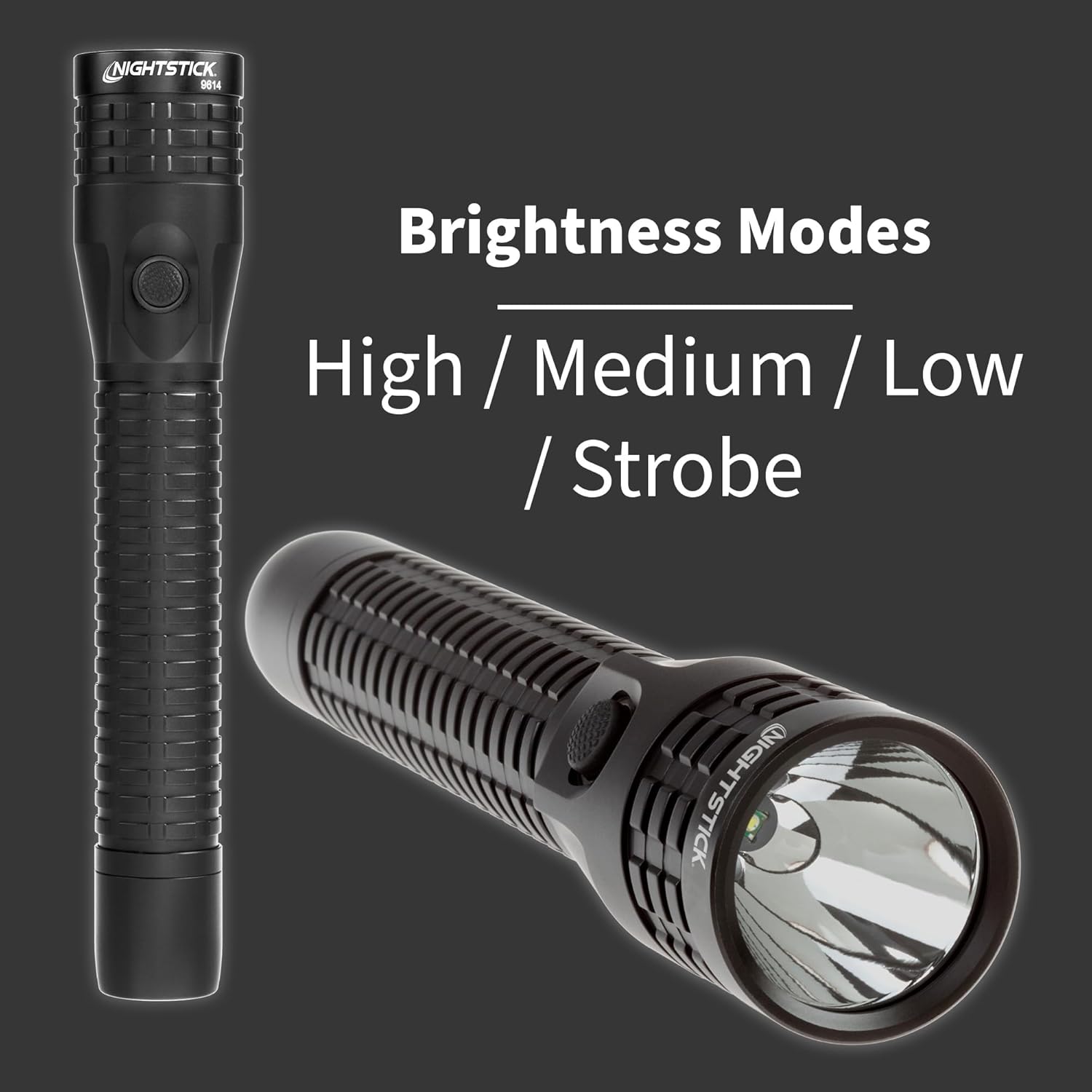 Nightstick NSR-9614XL Metal Rechargeable Duty/Personal-Size Flashlight,Black