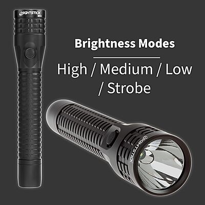Nightstick NSR-9614XL Metal Rechargeable Duty/Personal-Size Flashlight,Black