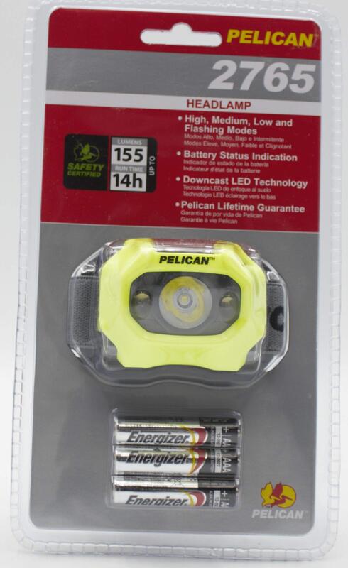 Pelican 027650-0103-245 Headlamp Yellow (LED Upgrade)