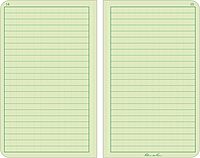 RITE IN THE RAIN Weatherproof Hardcover Pocket Notebook, Universal Rule, 160 Pages