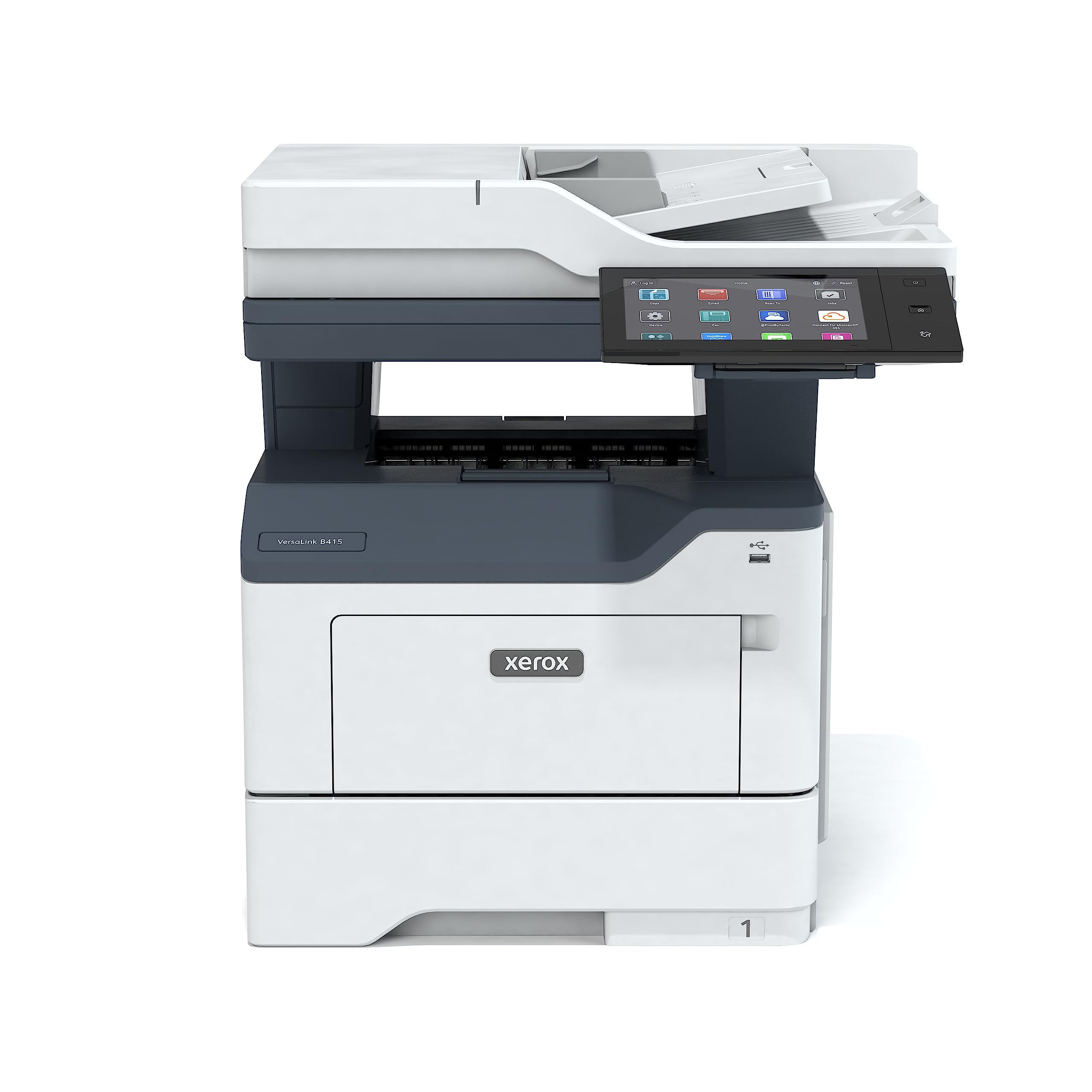 Xerox B415DN All-in-One, Laser, B&W, Wireless, DADF, Letter, Print, Scan, Copy, Fax, Energy Star Certified, Up to 50PPM