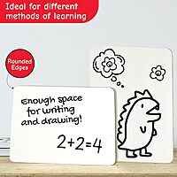 CHARLES LEONARD Dry Erase Lapboard Class Pack with Markers and Erasers