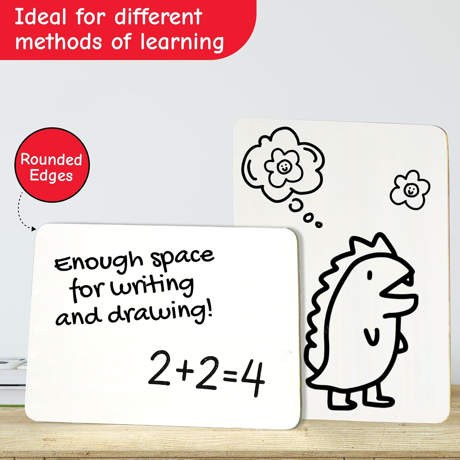 CHARLES LEONARD Dry Erase Lapboard Class Pack with Markers and Erasers