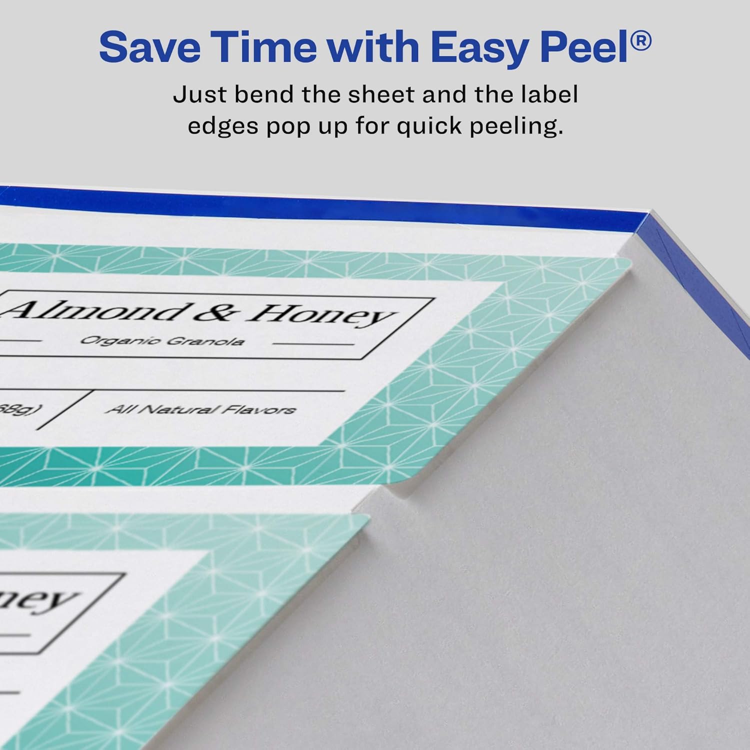 Avery Matte White Rectangle Labels, Sure Feed Technology, 2" x 6"