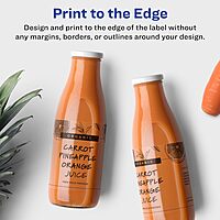 Avery Glossy Clear Rectangle Labels, Sure Feed Technology, 1.75" x 7.75", 50 Glossy Clear Labels, Print-to-The-Edge, Laser/Inkjet Printable 50 labels