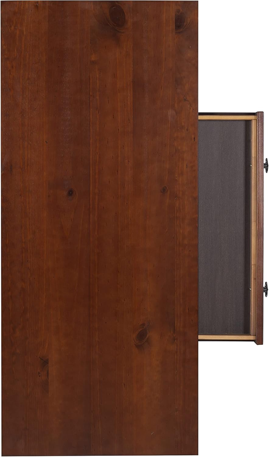 Linon Rockport 46inW Home Office Writing Desk, Antique Tobacco