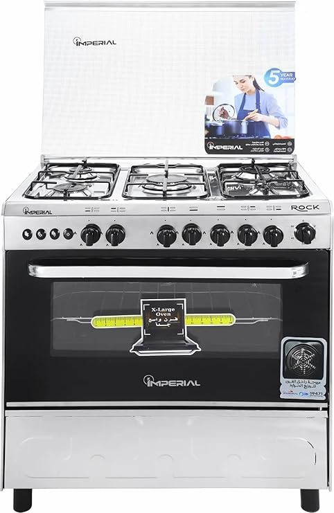 بوتجاز امبريال كريستال 60×85 ستانلس نحاس مروحة PC-6085-SS-P-ILMFYT