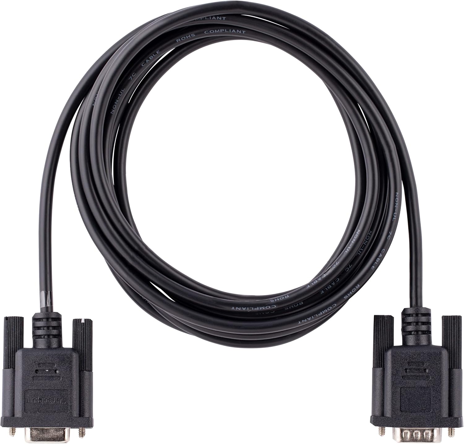 StarTech.com 3m RS232 Serial Null Modem Cable, Crossover Serial Cable withAl-Mylar Shielding