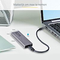 StarTech.com USB-C 10Gbps M.2 SSD Enclosure (2230/2242/2260/2280) - Aluminum