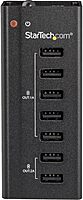 StarTech.com 7 Port USB Charging Station with 5X 1A Ports and 2X 2A Ports - Standalone USB Charging Strip for Multiple Devices (ST7C51224)
