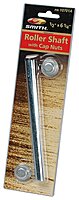 CE Smith Trailer 10701A Roller Shaft with Cap Nuts, 1/2" x 6 1/4"- Replacement Parts and Accessories for Your Ski Boat