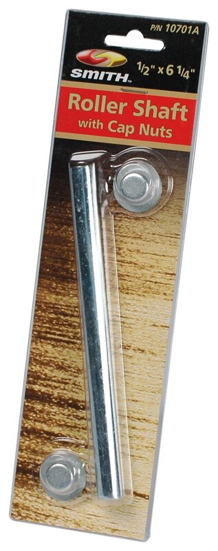 CE Smith Trailer 10701A Roller Shaft with Cap Nuts, 1/2" x 6 1/4"- Replacement Parts and Accessories for Your Ski Boat