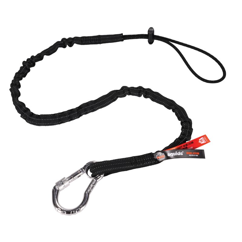 Ergodyne Squids 3100 Tool Lanyard with Single Carabiner and Adjustable Loop End