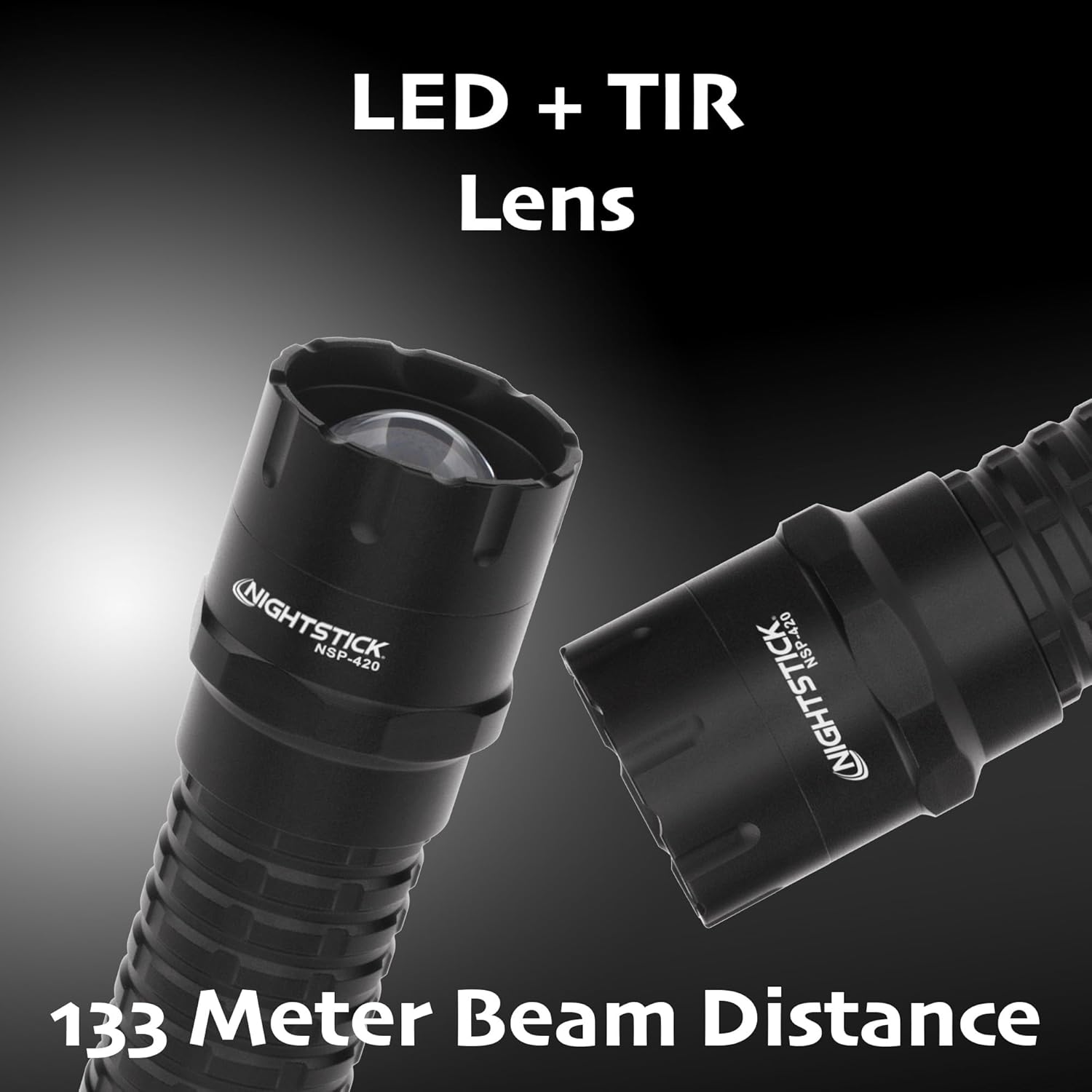 Nightstick NSP-420 Adjustable Beam Flashlight, 3 AAA, Black