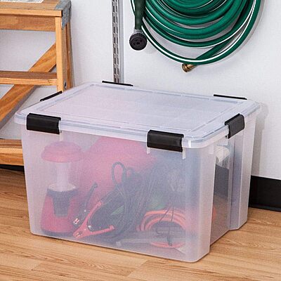 IRIS USA WEATHERPRO Weathertight Plastic Storage Box