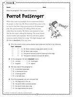 Scholastic Comprehension Skills: 40 Short Passages For Close Reading, Grade 5