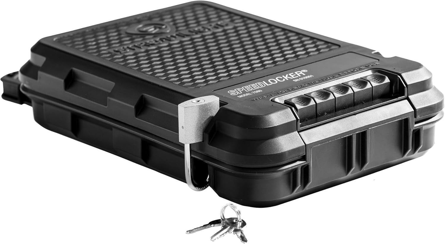 Streamlight 59000 SpeedLocker Personal Portable Lockable Storage Container with User-Selectable Lock Combinations, Black