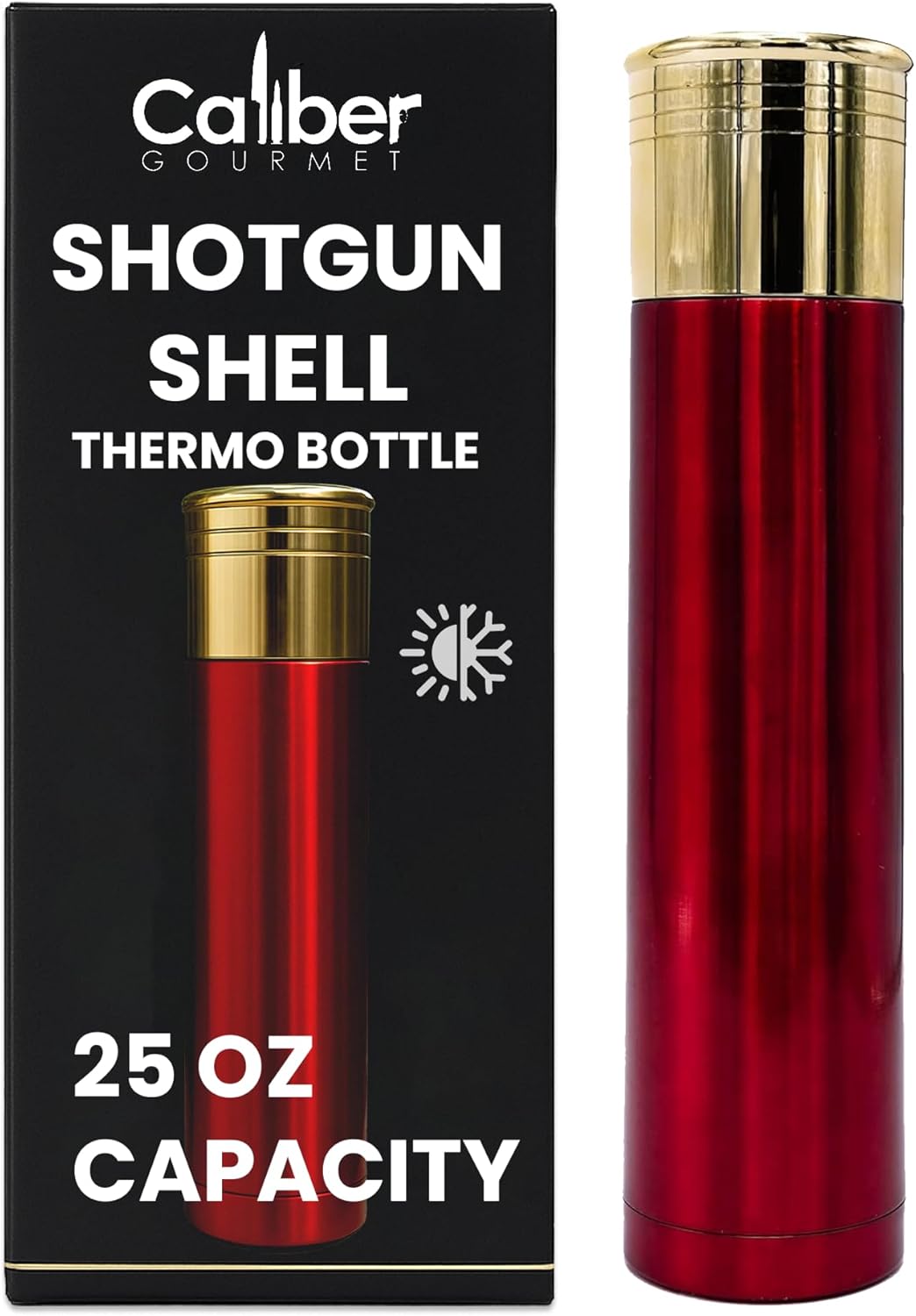 CALIBER GOURMET Bullet Thermos Bottle Vacuum Insulated Stainless Steel