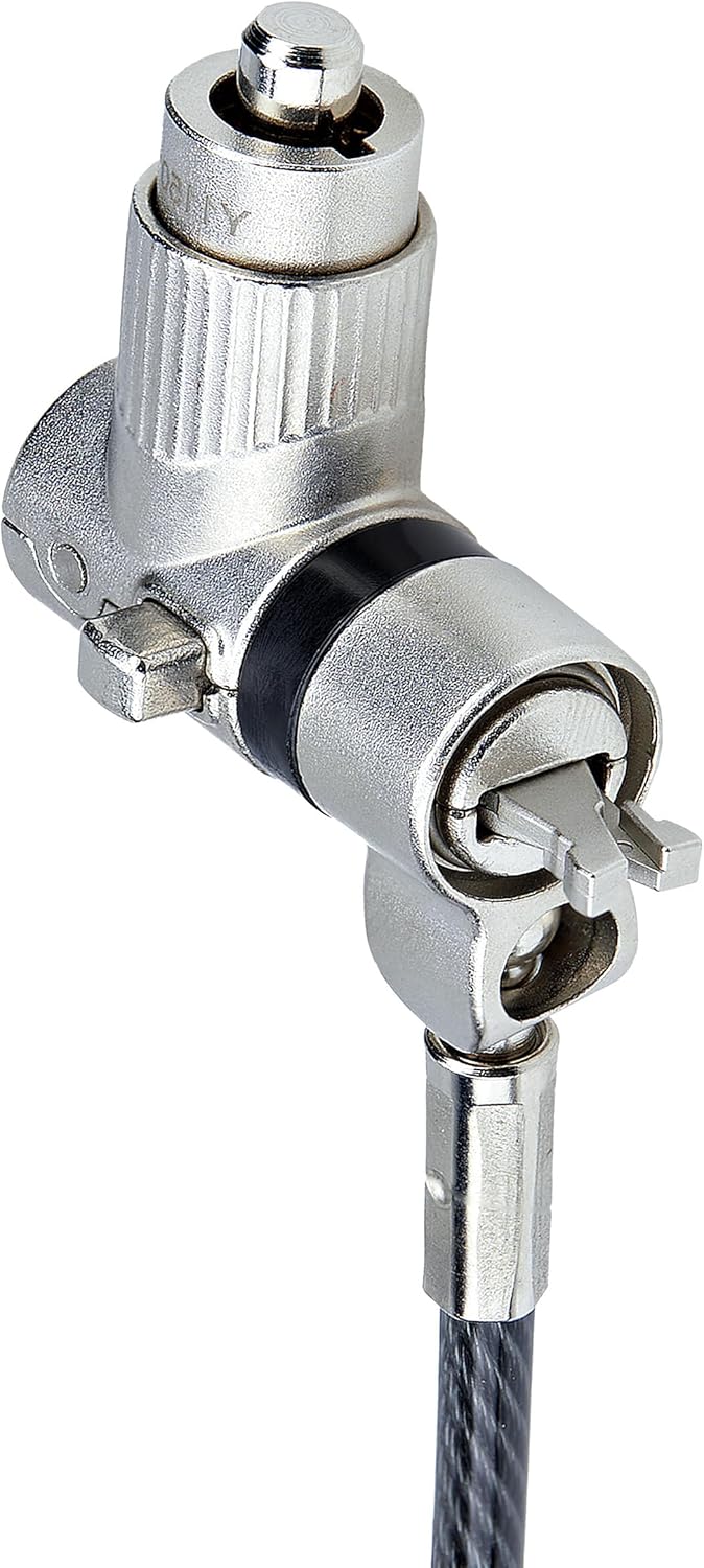 StarTech.com Universal 3-in-1 Laptop Lock 6.6ft (2m) Security Cable