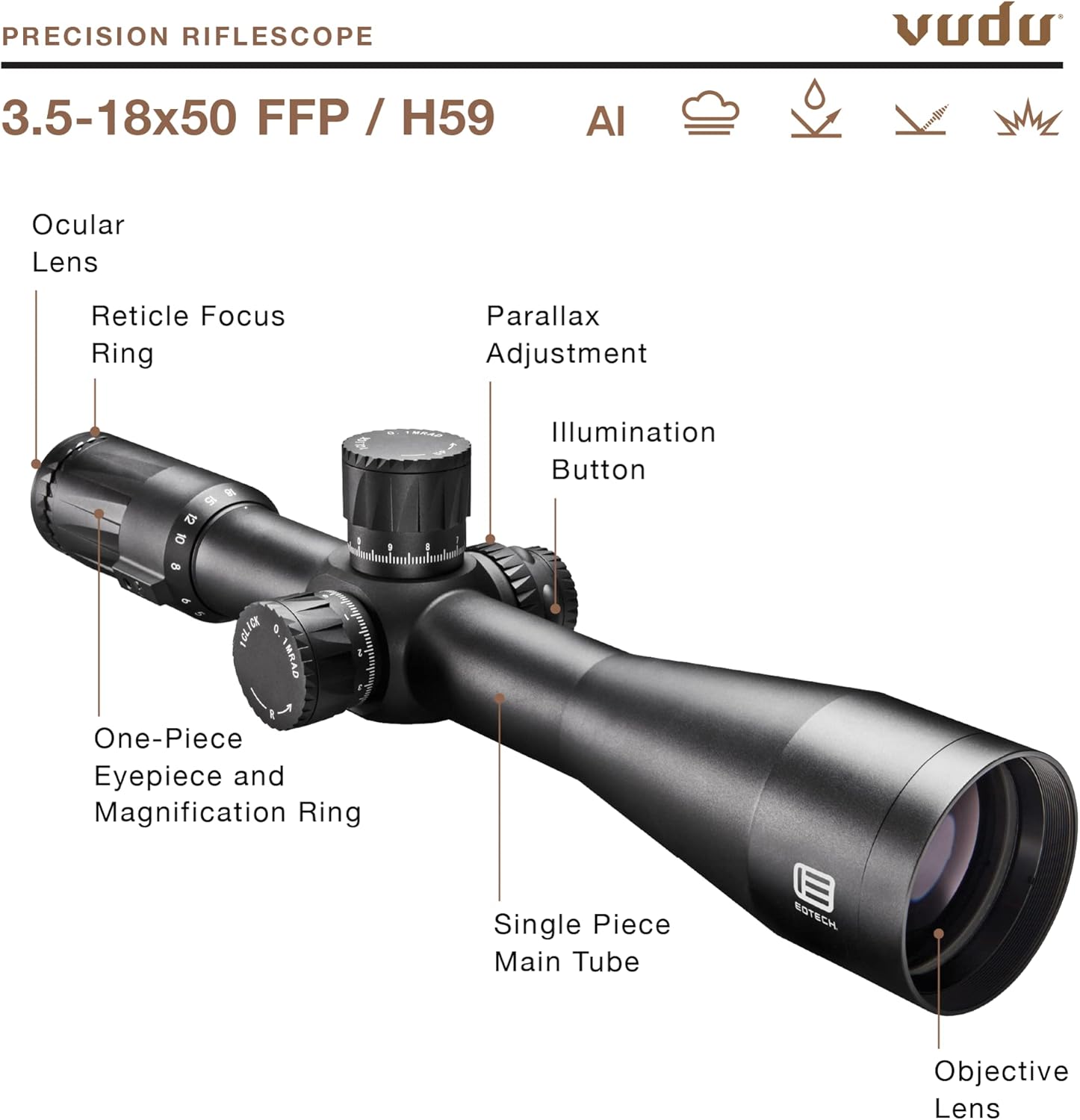 EOTECH Vudu Precision Rifle Scope FFP