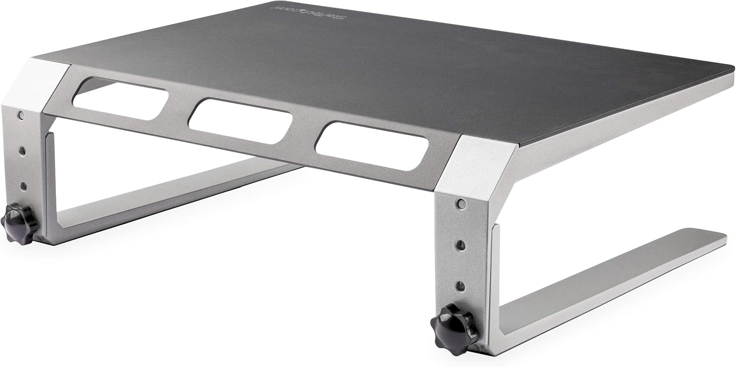 StarTech.com Monitor Riser Stand - for up to 32" (22lb/10kg) Monitor - Height Adjustable - Computer Monitor Riser