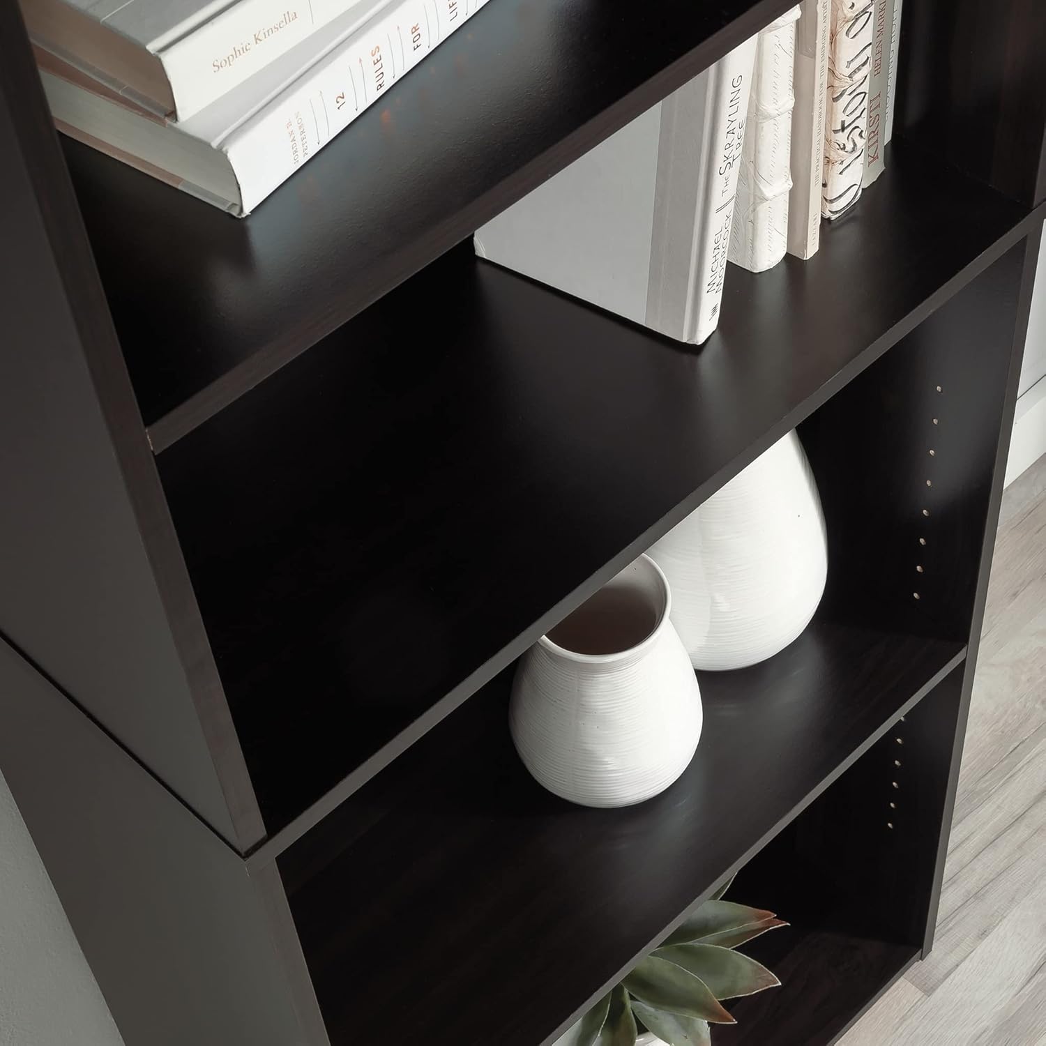 Sauder Beginnings 5-Shelf Bookcase with Adjustable Shelves