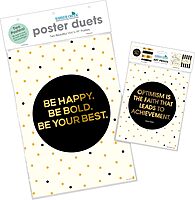 BARKER CREEK Art Print and Poster Set, Inspirational Classroom Decor