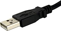 StarTech.com Panel Mount USB-A Extension Cable A to A (Male to Female)