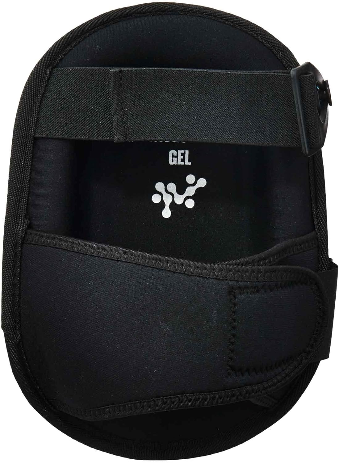 Ergodyne ProFlex 345 Professional Knee Pads, Protective Long Cap, Injected Gel Padded Technology, Adjustable Straps, Black