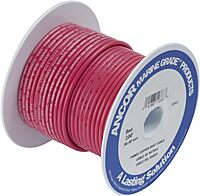 Ancor 184803 Tinned Copper Wire, 14 AWG (2mm2), Red - 18ft