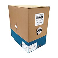 EATON TRIPP LITE SERIES CAT6A 10G SOLID CORE UTP BULK ETHERNET CABLE, CMR RATED