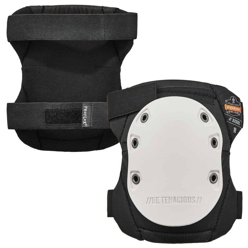 Ergodyne ProFlex 315HL Textured Cap Knee Pads, Hook & Loop Closure