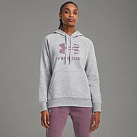 UNDER ARMOUR Women’s Freedom Rival Fleece Logo Hoodie