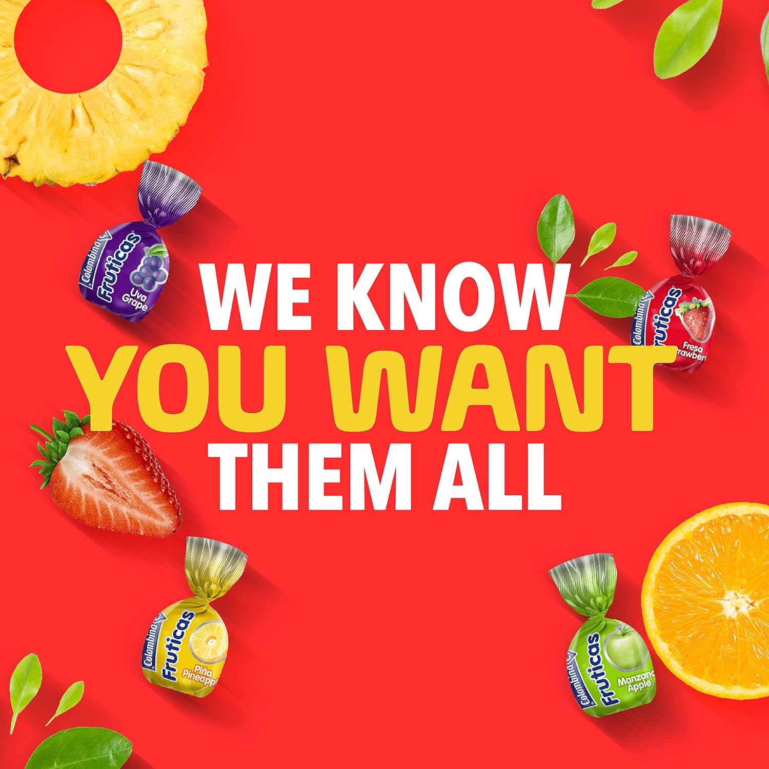 Colombina Sweet Delights Assorted Filled Candy, Rainbow Variety Pack, Individually Wrapped, Ideal for Parties, Birthdays