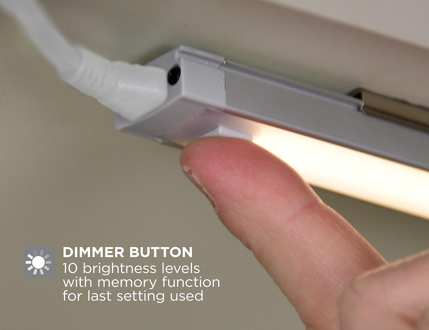 BLACK+DECKER PUREOPTICS LED Under-Cabinet Dimmable Linkable Lighting Kit