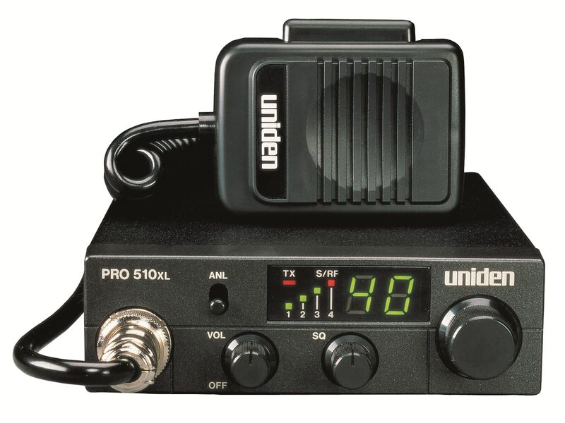 Uniden PRO510XL Pro Series 40-Channel CB Radio. Compact Design. Backlit LCD Display. Public Address. ANL Switch and 7 Watts of Audio Output. Unique PLL Circuit. S/RF LED Meter. , Black