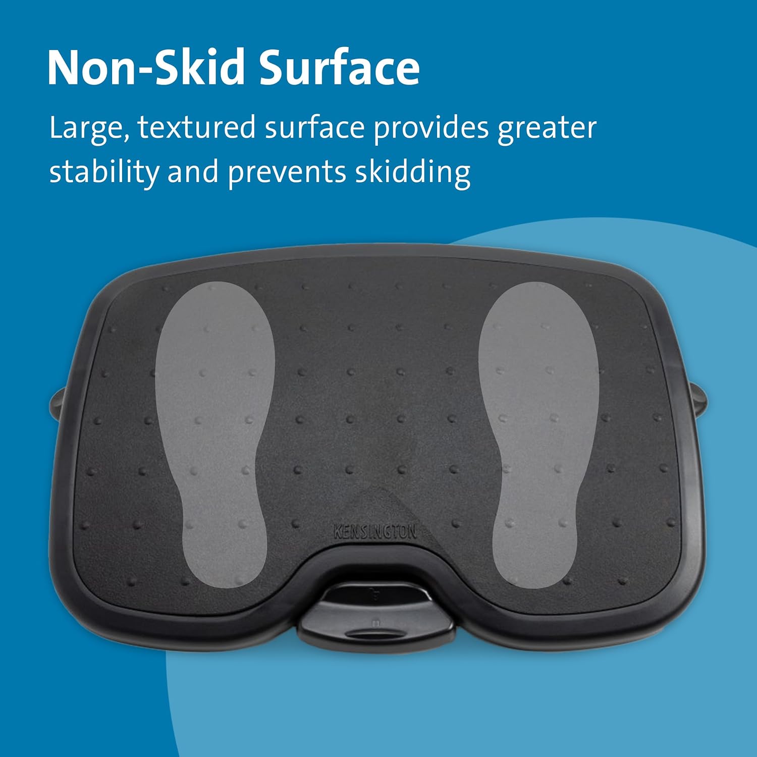 Kensington SoleMate Plus Adjustable Footrest with SmartFit System - Black