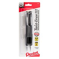 Pentel Twist-Erase III Mechanical Pencils, 0.9mm, #2 Lead, Assorted Barrel Colors, Pack Of 2