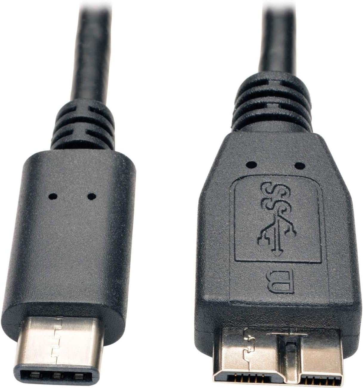 TRIPP LITE USB 3.1 USB-C to USB 3.0 Micro-B Cable, 3 ft