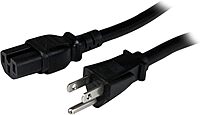 StarTech.com Heavy Duty NEMA 5-15P to C15 Power Cord, 14AWG, 15A 125V