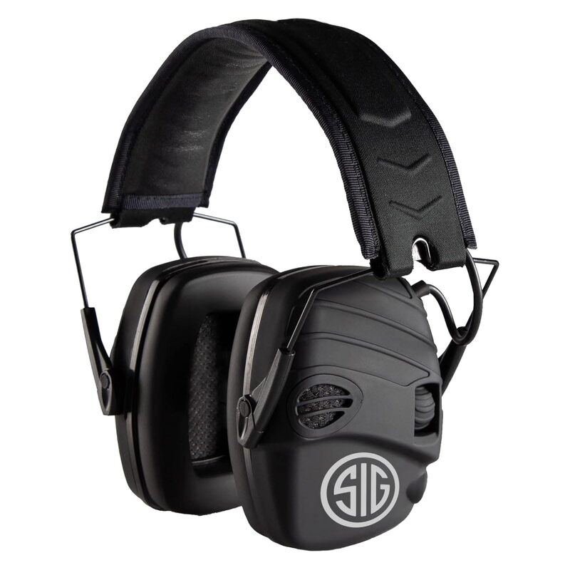 AXIL x SIG SAUER TRACKR Electronic Ear Muffs | Compact Foldable Water-Resistant Hearing Enhancement & Noise Reduction