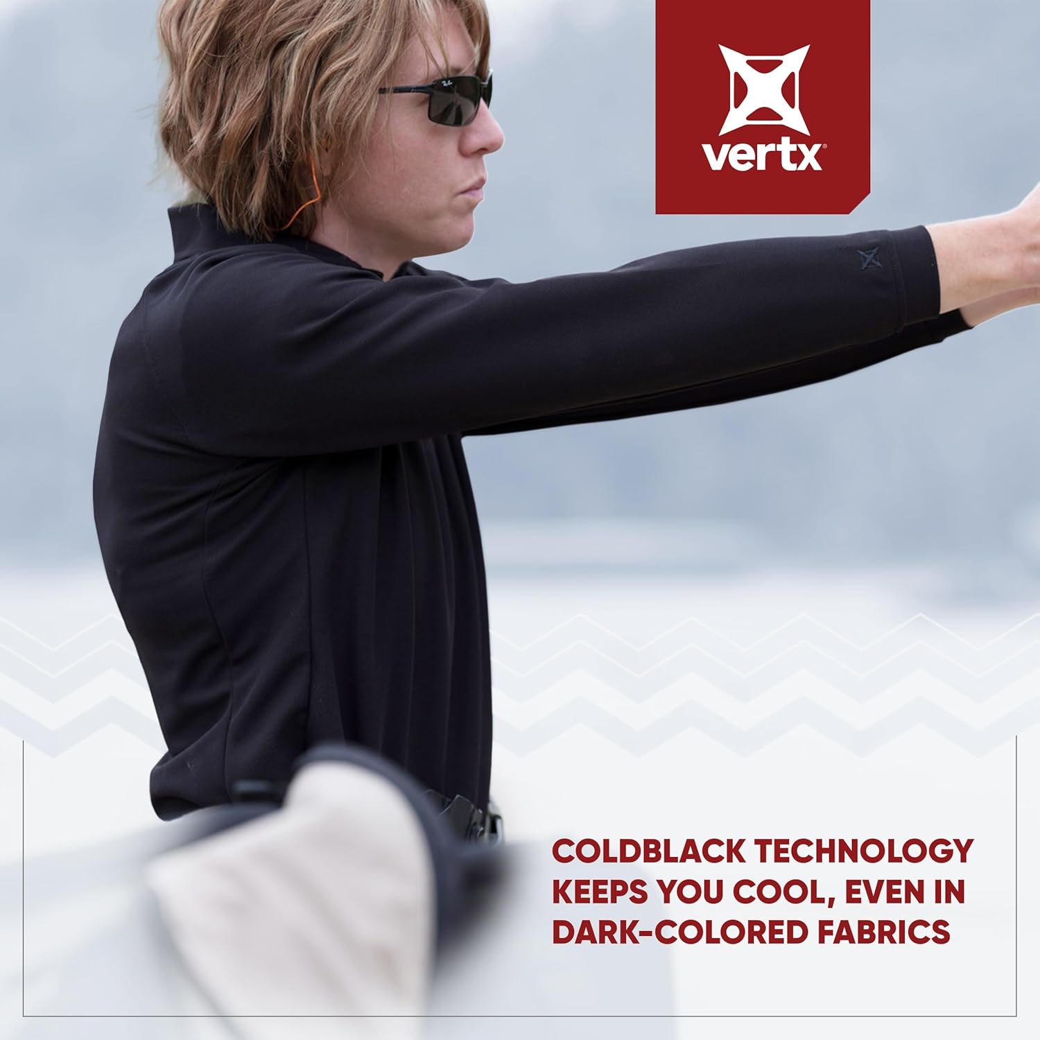 Vertx Womens ColdBlack Long Sleeve Tactical Polo Shirt