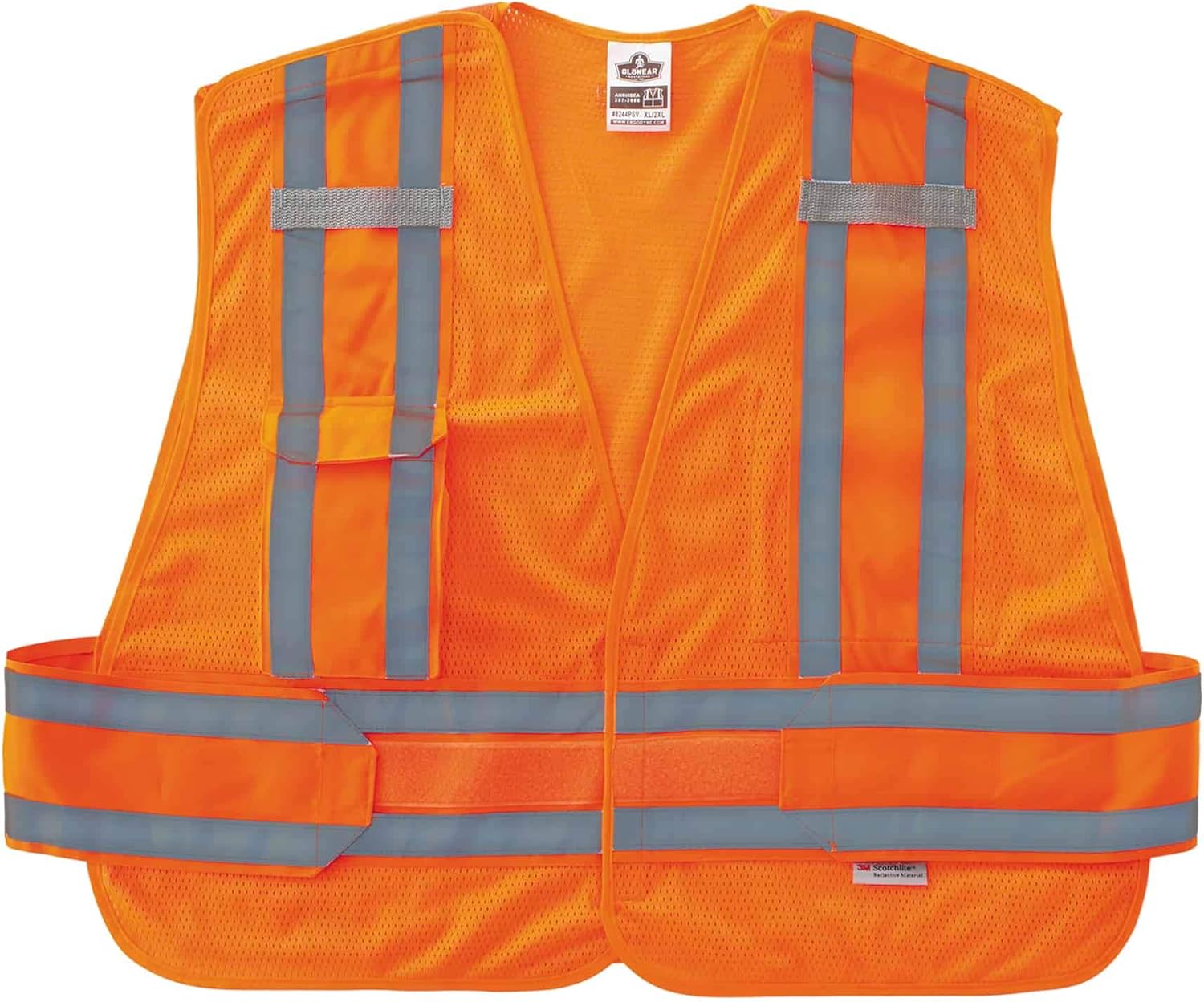 ERGODYNE GloWear 8244PSV ANSI High Visibility Expandable Public Safety Vest