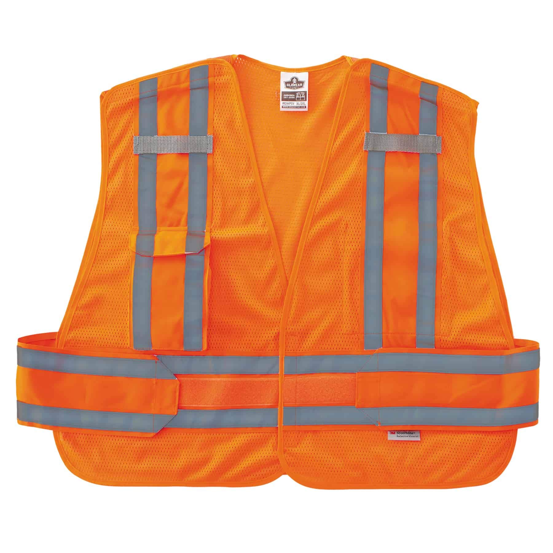 ERGODYNE GloWear 8244PSV ANSI High Visibility Expandable Public Safety Vest