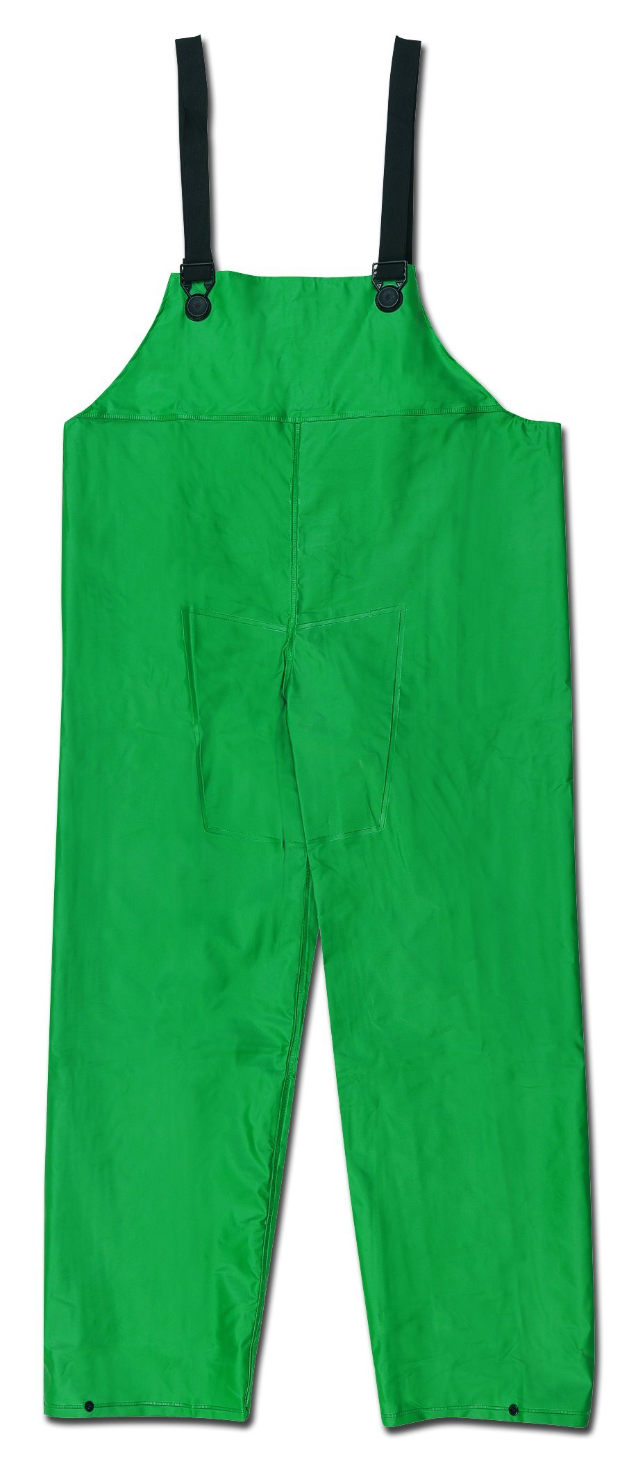 MCR Safety 388BFX2 Dominator PVC/Polyester Bib Overall with Elastic Adjustable Suspenders, Green, 2X-Large