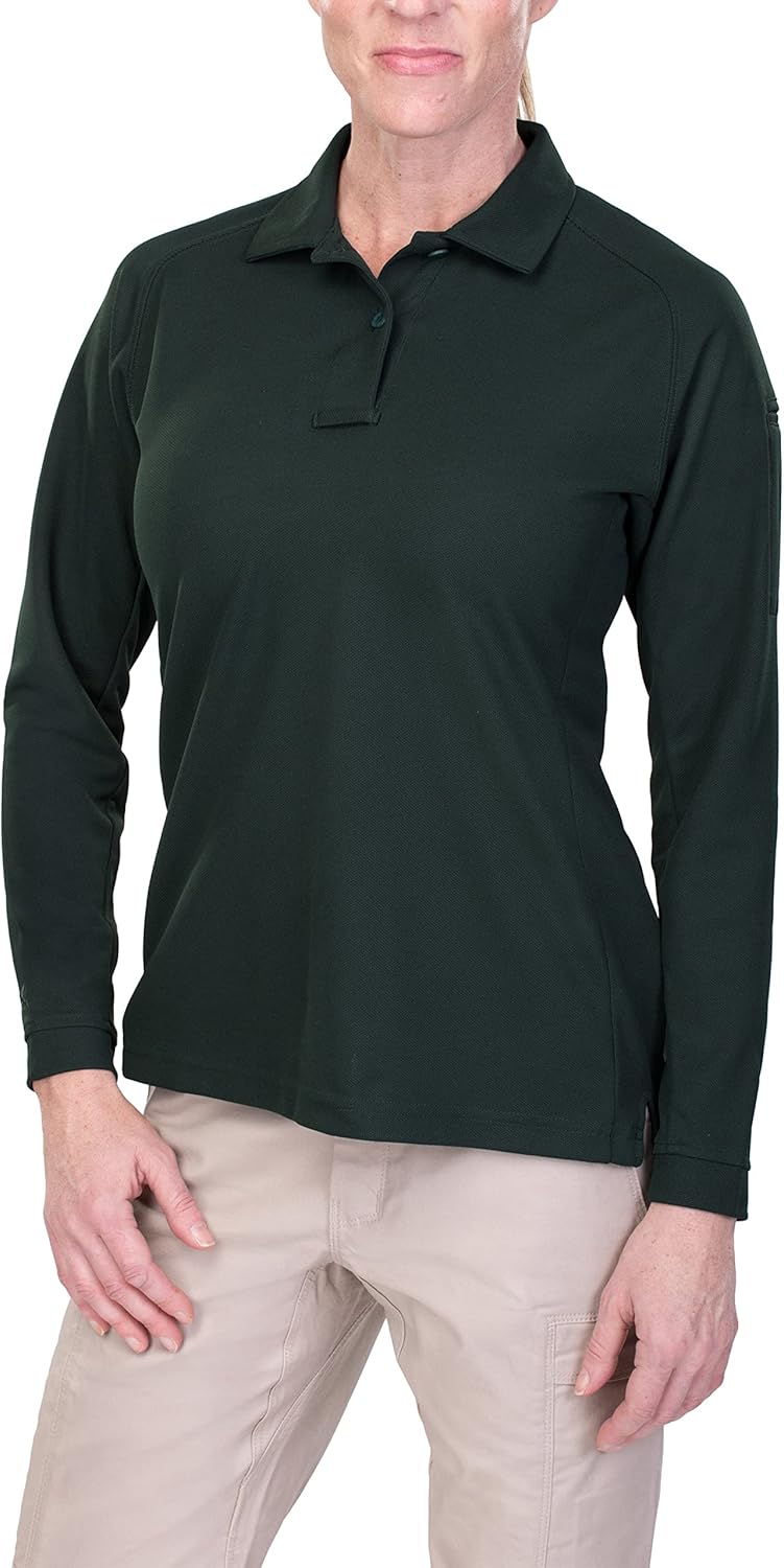 Vertx Womens ColdBlack Long Sleeve Tactical Polo Shirt