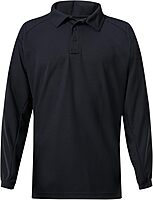 VERTX Mens Coldblack Long-Sleeve Tactical Polo Shirt