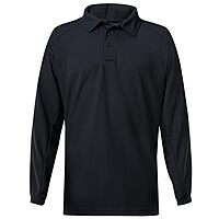 VERTX Mens Coldblack Long-Sleeve Tactical Polo Shirt