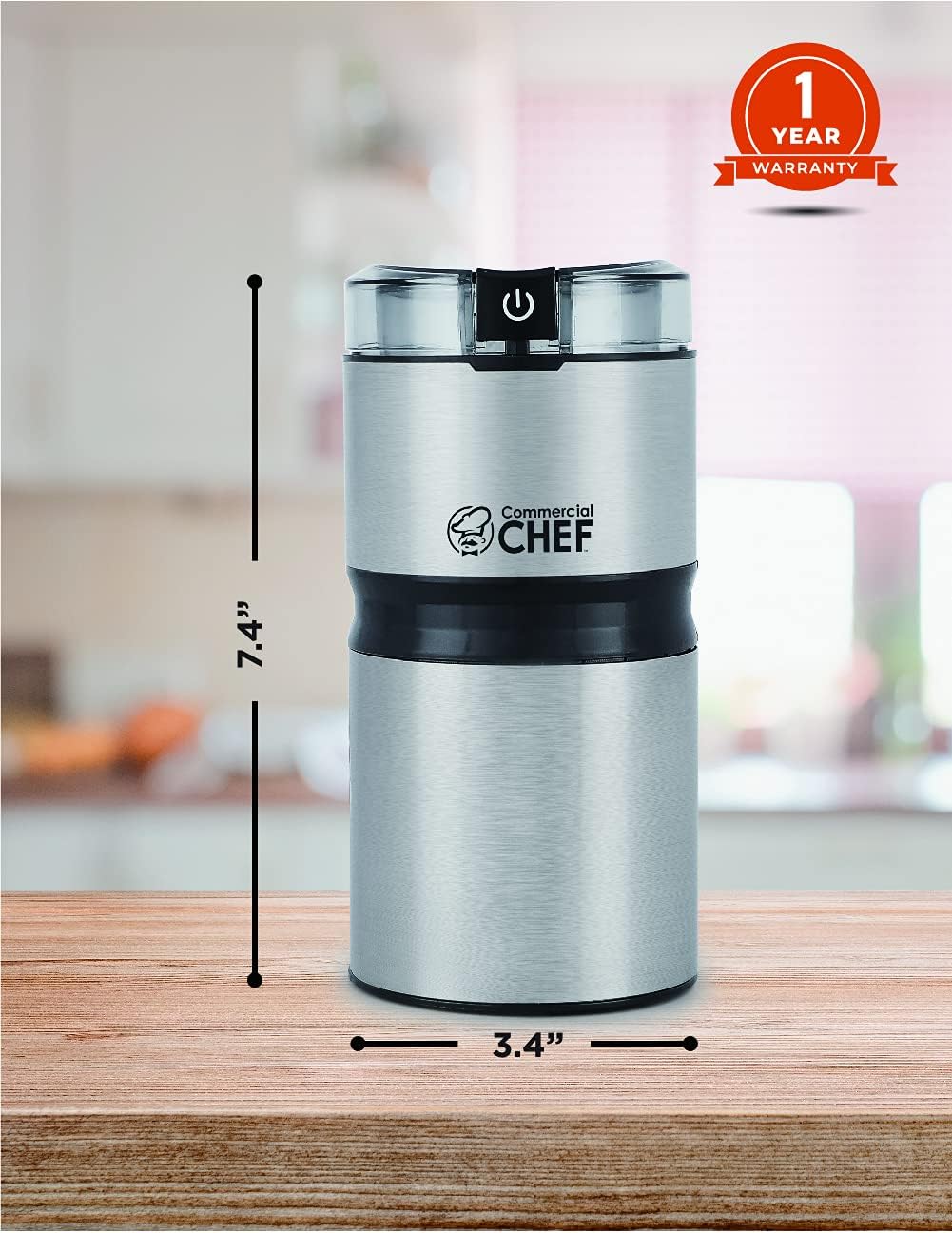 Electric Coffee Grinder Spice Grinder - Stainless Steel Blades Grinder for Coffee Bean Seed Nut Spice Herb Pepper